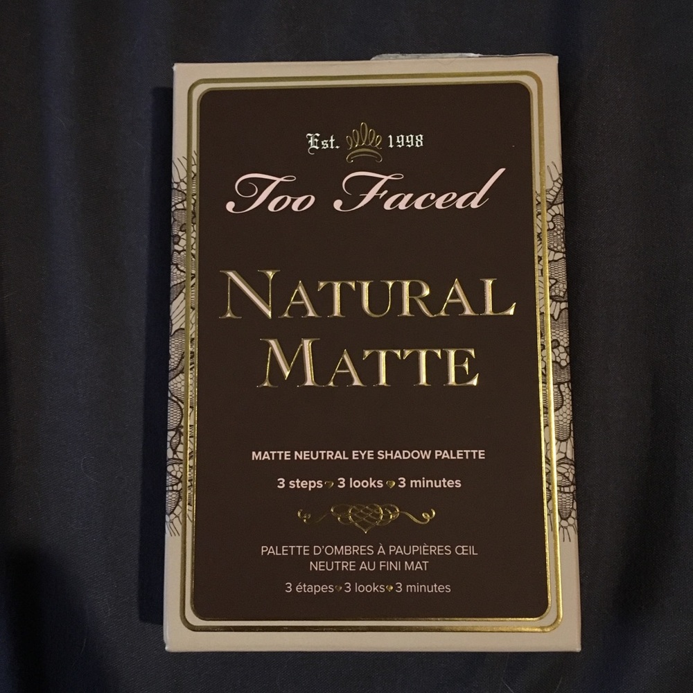 Too Faced Natural Matte Eye Shadow Pallet New